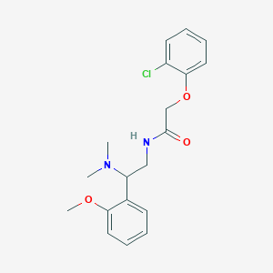 2-(2-chlorophenoxy)-N-[2-(dimethylamino)-2-(2-methoxyphenyl)ethyl]acetamide