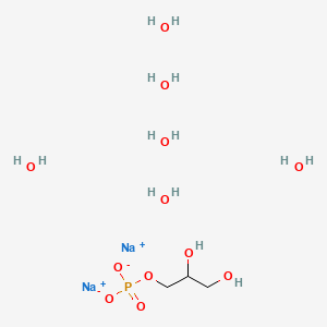 molecular formula C3H19Na2O12P B1499115 1-Glycérophosphate de sodium hexahydraté CAS No. 34363-28-5