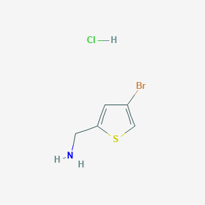molecular formula C5H7BrClNS B1499116 (4-溴噻吩-2-基)甲胺盐酸盐 CAS No. 1171697-10-1
