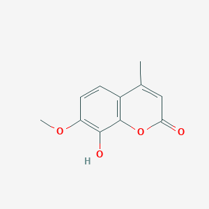 molecular formula C11H10O4 B149912 8-羟基-7-甲氧基-4-甲基-2H-色烯-2-酮 CAS No. 22084-94-2