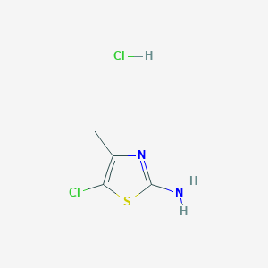 molecular formula C4H6Cl2N2S B1499121 2-氨基-5-氯-4-甲基-1,3-噻唑盐酸盐 CAS No. 42212-83-9