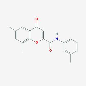 6,8-dimethyl-N-(3-methylphenyl)-4-oxo-4H-chromene-2-carboxamide