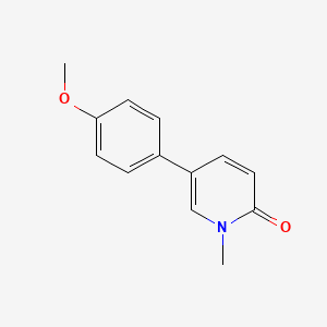 molecular formula C13H13NO2 B1499128 5-(4-Methoxyphenyl)-1-methylpyridin-2(1H)-one CAS No. 945980-20-1