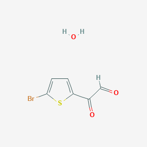 molecular formula C6H5BrO3S B1499135 2-(5-溴噻吩-2-基)-2-氧代乙醛水合物 CAS No. 21175-51-9