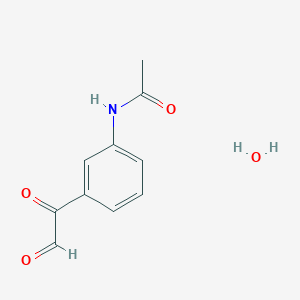 molecular formula C10H11NO4 B1499136 3-Acetamidophenylglyoxal hydrate CAS No. 1171727-60-8