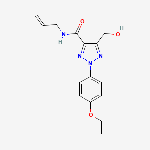 2-(4-ethoxyphenyl)-5-(hydroxymethyl)-N-(prop-2-en-1-yl)-2H-1,2,3-triazole-4-carboxamide