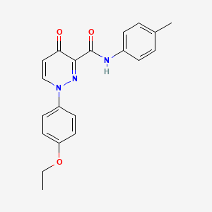 molecular formula C20H19N3O3 B14991462 1-(4-ethoxyphenyl)-N-(4-methylphenyl)-4-oxo-1,4-dihydropyridazine-3-carboxamide 