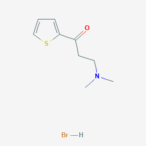 molecular formula C9H14BrNOS B1499147 2-[2-(Dimethylamino)ethylcarbonyl]thiophene hydrobromide 