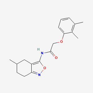 molecular formula C18H22N2O3 B14991544 2-(2,3-dimethylphenoxy)-N-(5-methyl-4,5,6,7-tetrahydro-2,1-benzoxazol-3-yl)acetamide 