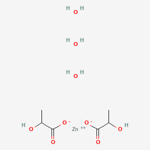 molecular formula C6H16O9Zn B1499160 ZINC lactate trihydrate CAS No. 51120-75-3