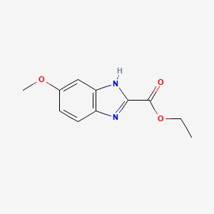 molecular formula C11H12N2O3 B1499162 5-Methoxy-1H-benzoimidazole-2-carboxylic acid ethyl ester 
