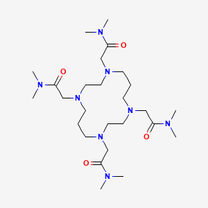 molecular formula C26H52N8O4 B1499165 1,4,8,11-Tetrakis(dimethylaminocarbonylmethyl)-1,4,8,11-tetraazacyclotetradecane CAS No. 345612-68-2