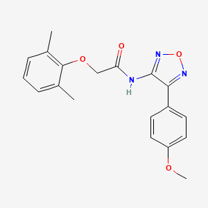 2-(2,6-dimethylphenoxy)-N-[4-(4-methoxyphenyl)-1,2,5-oxadiazol-3-yl]acetamide