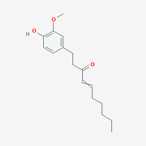 molecular formula C19H28O3 B149917 (8)-姜酚 CAS No. 36700-45-5