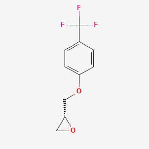 molecular formula C10H9F3O2 B1499172 (R)-2-((4-(Trifluoromethyl)phenoxy)methyl)oxirane CAS No. 851528-84-2