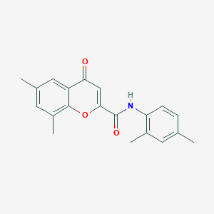 molecular formula C20H19NO3 B14991748 N-(2,4-dimethylphenyl)-6,8-dimethyl-4-oxo-4H-chromene-2-carboxamide 