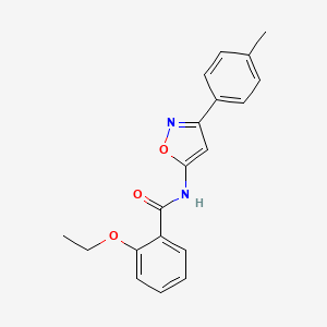 2-ethoxy-N-[3-(4-methylphenyl)-1,2-oxazol-5-yl]benzamide