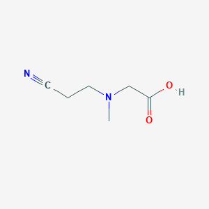 molecular formula C6H10N2O2 B1499180 N-(2-Cyanoethyl)-N-methylglycine 