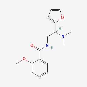 N-[2-(dimethylamino)-2-(furan-2-yl)ethyl]-2-methoxybenzamide