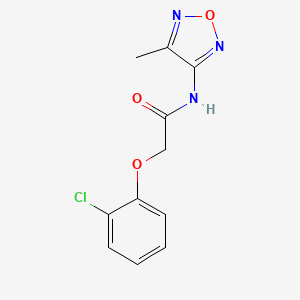 2-(2-chlorophenoxy)-N-(4-methyl-1,2,5-oxadiazol-3-yl)acetamide