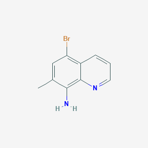 molecular formula C10H9BrN2 B1499187 5-Bromo-7-methylquinolin-8-amine 