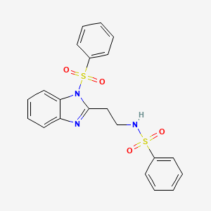 N-{2-[1-(phenylsulfonyl)-1H-benzimidazol-2-yl]ethyl}benzenesulfonamide