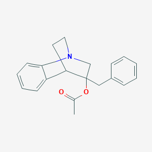 molecular formula C20H21NO2 B14991939 3-benzyl-3,4-dihydro-2H-1,4-ethanoquinolin-3-yl acetate 