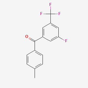 (3-Fluoro-5-trifluoromethylphenyl)-p-tolyl-methanone