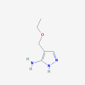 4-Ethoxymethyl-1H-pyrazol-3-ylamine