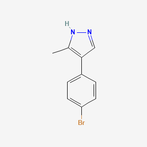 4-(4-Bromophenyl)-3-methyl-1H-pyrazole