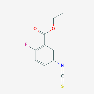 molecular formula C10H8FNO2S B1499209 3-乙氧羰基-4-氟苯基异硫氰酸酯 CAS No. 1027513-55-8