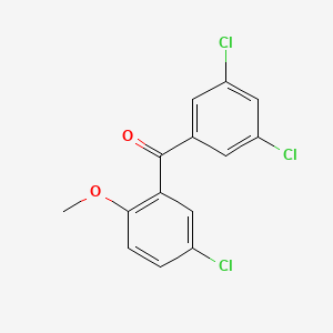 (5-Chloro-2-methoxyphenyl)-(3,5-dichlorophenyl)methanone