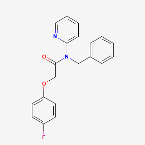 N-benzyl-2-(4-fluorophenoxy)-N-(pyridin-2-yl)acetamide