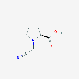 molecular formula C7H10N2O2 B1499218 1-Cyanomethyl-L-proline CAS No. 713540-69-3