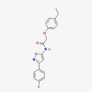 2-(4-ethylphenoxy)-N-[3-(4-fluorophenyl)-1,2-oxazol-5-yl]acetamide