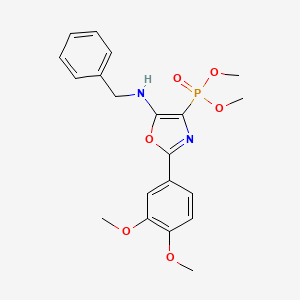 Dimethyl [5-(benzylamino)-2-(3,4-dimethoxyphenyl)-1,3-oxazol-4-yl]phosphonate