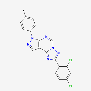 2-(2,4-dichlorophenyl)-7-(4-methylphenyl)-7H-pyrazolo[4,3-e][1,2,4]triazolo[1,5-c]pyrimidine