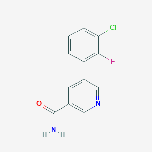 5-(3-Chloro-2-fluorophenyl)nicotinamide