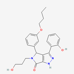 molecular formula C24H27N3O4 B14992326 GPVI antagonist 2 