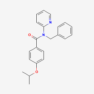 molecular formula C22H22N2O2 B14992439 N-benzyl-4-(propan-2-yloxy)-N-(pyridin-2-yl)benzamide 