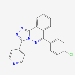 6-(4-Chlorophenyl)-3-(pyridin-4-yl)[1,2,4]triazolo[3,4-a]phthalazine