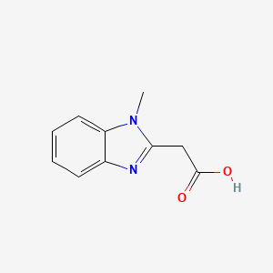 molecular formula C10H10N2O2 B1499248 (1-methyl-1H-benzimidazol-2-yl)acetic acid CAS No. 2219-13-8