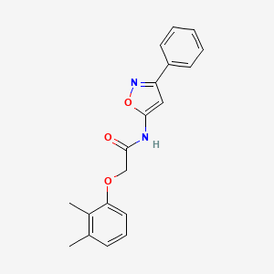 molecular formula C19H18N2O3 B14992553 2-(2,3-dimethylphenoxy)-N-(3-phenyl-1,2-oxazol-5-yl)acetamide 