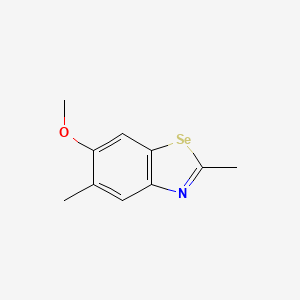 molecular formula C10H11NOSe B1499260 6-Methoxy-2,5-dimethylbenzoselenazole CAS No. 70867-60-6