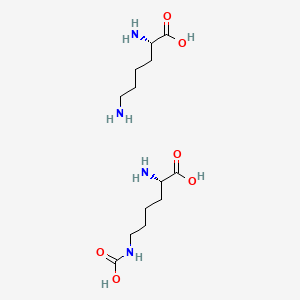 molecular formula C13H28N4O6 B1499261 (2S)-2-Amino-6-(carboxyamino)hexanoic acid;(2S)-2,6-diaminohexanoic acid CAS No. 75107-56-1