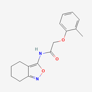 2-(2-methylphenoxy)-N-(4,5,6,7-tetrahydro-2,1-benzoxazol-3-yl)acetamide