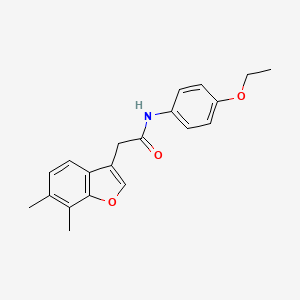 2-(6,7-dimethyl-1-benzofuran-3-yl)-N-(4-ethoxyphenyl)acetamide