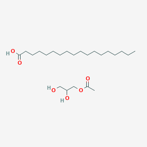 Octadecanoic acid, monoester with 1,2,3-propanetriol acetate