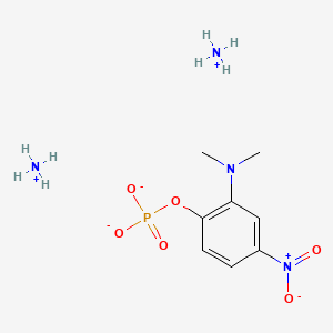 Diammonium 2-(dimethylamino)-4-nitrophenyl phosphate