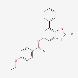 2-Oxo-7-phenyl-1,3-benzoxathiol-5-yl 4-ethoxybenzoate